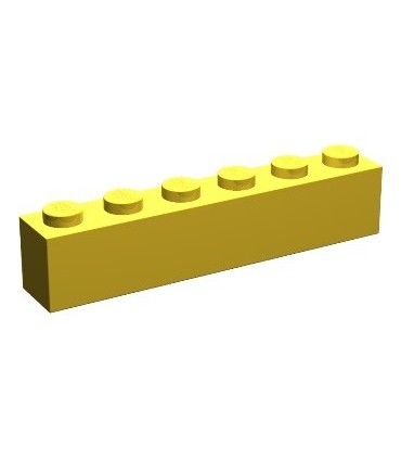 Yellow Brick 1 x 6