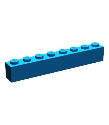 Blue Brick 1 x 8