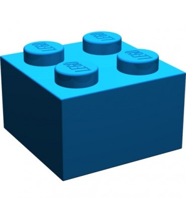 Blue Brick 2 x 2