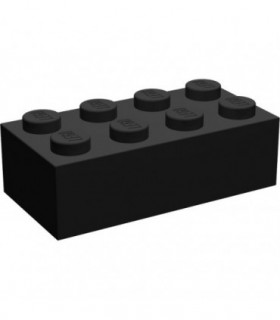 Black Brick 2 x 4