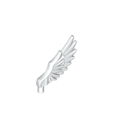 White Minifig, Wing Feathered