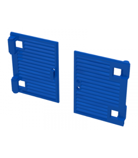 Blue Window 1 x 2 x 3 Shutter with Hinges and Handle