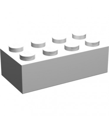 White Brick 2 x 4