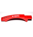 Red Slope, Curved 8 x 1 x 1 2/3 with Arch with Vents and '8-059' Pattern Model Left Side (Sticker) - Set 8059