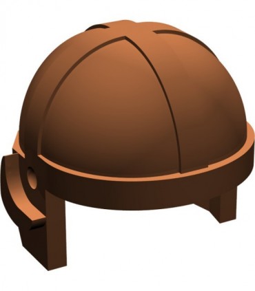 Reddish Brown Minifig, Headgear Cap, Aviator