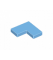 Medium Blue Tile 2 x 2 Corner