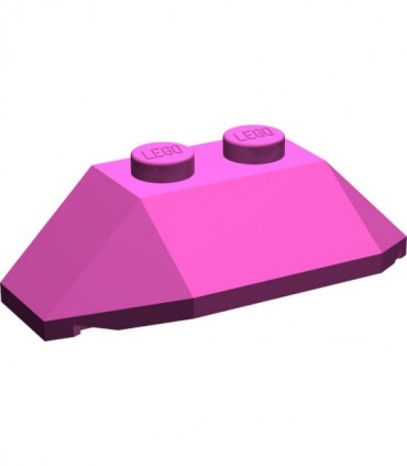 Magenta Wedge 2 x 4 Triple
