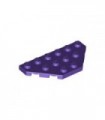 Dark Purple Wedge, Plate 3 x 6 Cut Corners