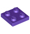 Dark Purple Plate 2 x 2