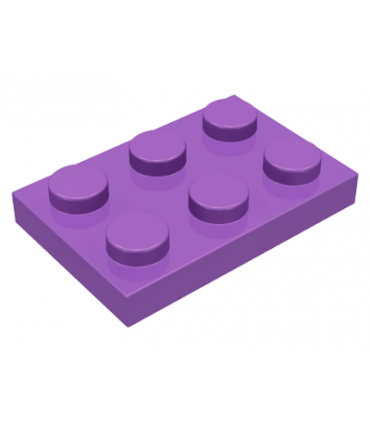 Medium Lavender Plate 2 x 3