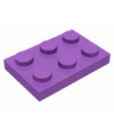 Medium Lavender Plate 2 x 3
