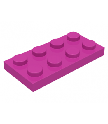 Dark Pink Plate 2 x 4