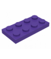 Dark Purple Plate 2 x 4