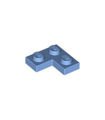 Medium Blue Plate 2 x 2 Corner