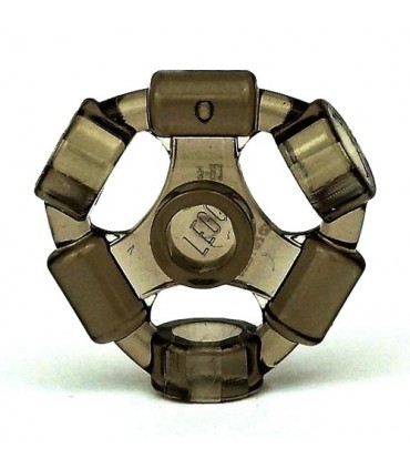 Trans-Black Minifig, Weapon Holder Ring (Ninjago Aeroblade Center)
