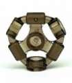Trans-Black Minifig, Weapon Holder Ring (Ninjago Aeroblade Center)