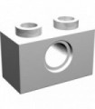 White Technic, Brick 1 x 2 with Hole