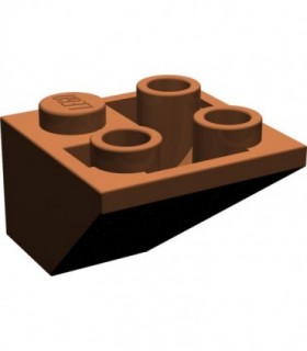 Reddish Brown Slope, Inverted 45 2 x 2 Double Convex