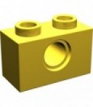 Yellow Technic, Brick 1 x 2 with Hole