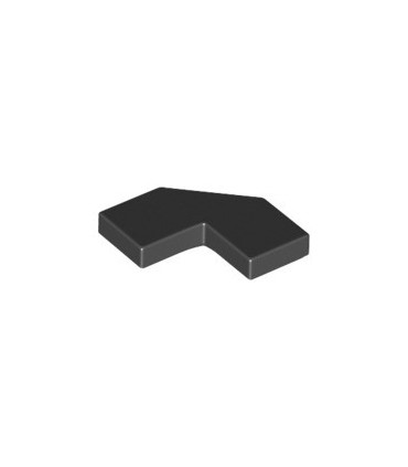Black Tile, Modified 2 x 2 Corner with Cut Corner - Facet