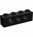 Black Technic, Brick 1 x 4 with Holes