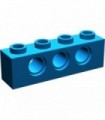 Blue Technic, Brick 1 x 4 with Holes