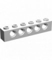 White Technic, Brick 1 x 6 with Holes