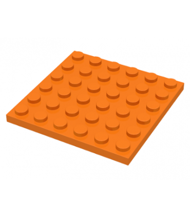Orange Plate 6 x 6
