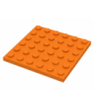 Orange Plate 6 x 6