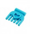 Medium Azure Friends Accessories Comb, Small with Heart