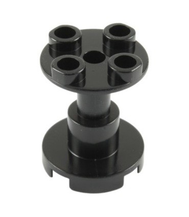 Black Support 2 x 2 x 2 Stand with Complete Hole