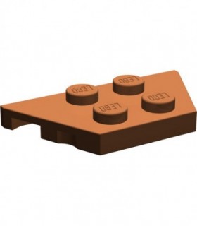 Reddish Brown Wedge, Plate 2 x 4