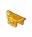 Pearl Gold Minifig, Armor Shoulder Pads with Front Stud and 2 Back Studs