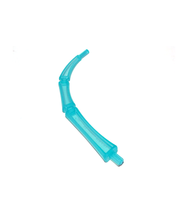 Trans-Light Blue Appendage Bony Large with Axle (Leg / Rib / Tail)