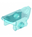 Trans-Light Blue Minifig, Armor Shoulder Pads with Front Stud and 2 Back Studs