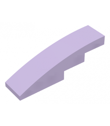 Lavender Slope, Curved 4 x 1 No Studs