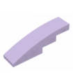Lavender Slope, Curved 4 x 1 No Studs