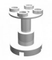 White Support 2 x 2 x 2 Stand with Complete Hole