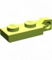 Lime Hinge Plate 1 x 2 Locking with 1 Finger On End