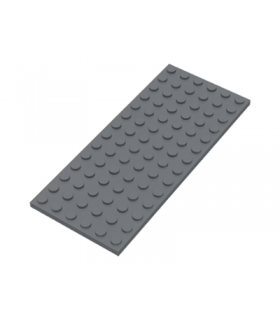 Dark Bluish Gray Plate 6 x 14