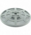 Light Bluish Gray Dish 6 x 6 Inverted (Radar) Webbed - Type 2 (underside attachment positions at 90 degrees)