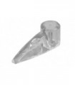 Trans-Clear Bionicle 1 x 3 Tooth with Axle Hole